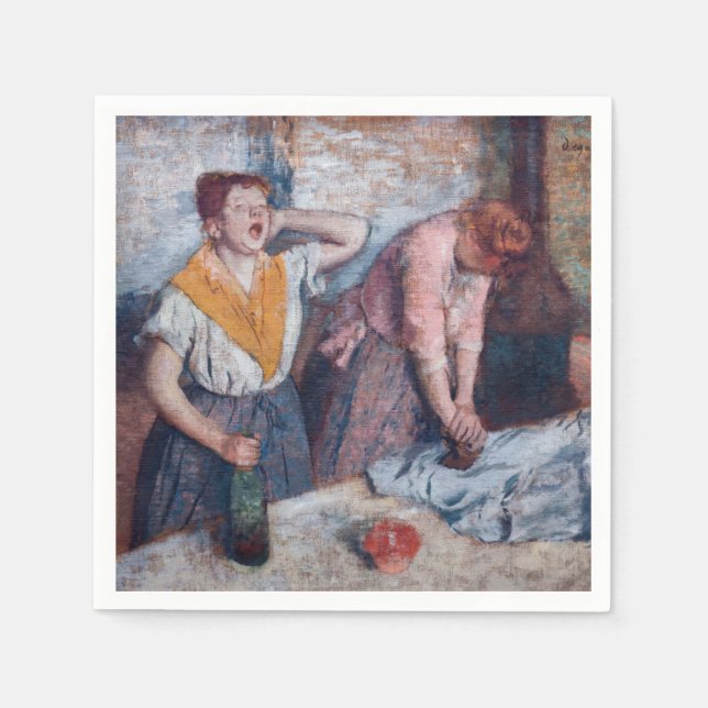 Edgar Degas - Women Ironing Napkins (Front)