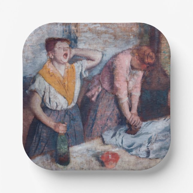 Edgar Degas - Women Ironing Paper Plates (Front)