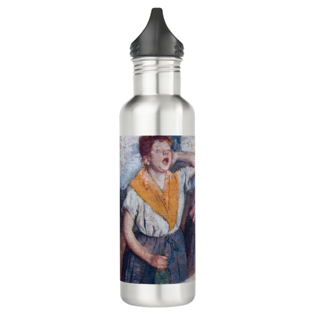 Edgar Degas - Women Ironing Stainless Steel Water Bottle (Left)