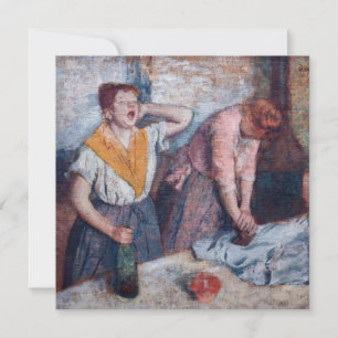 Edgar Degas - Women Ironing Thank You Card