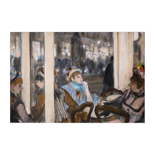 Edgar Degas _ Women on a Cafe Terrace in Evening Acrylic Print