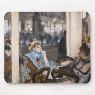Edgar Degas - Women on a Cafe Terrace in Evening Mouse Pad
