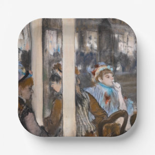 Edgar Degas - Women on a Cafe Terrace in Evening Paper Plates