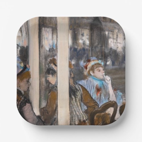 Edgar Degas _ Women on a Cafe Terrace in Evening Paper Plates