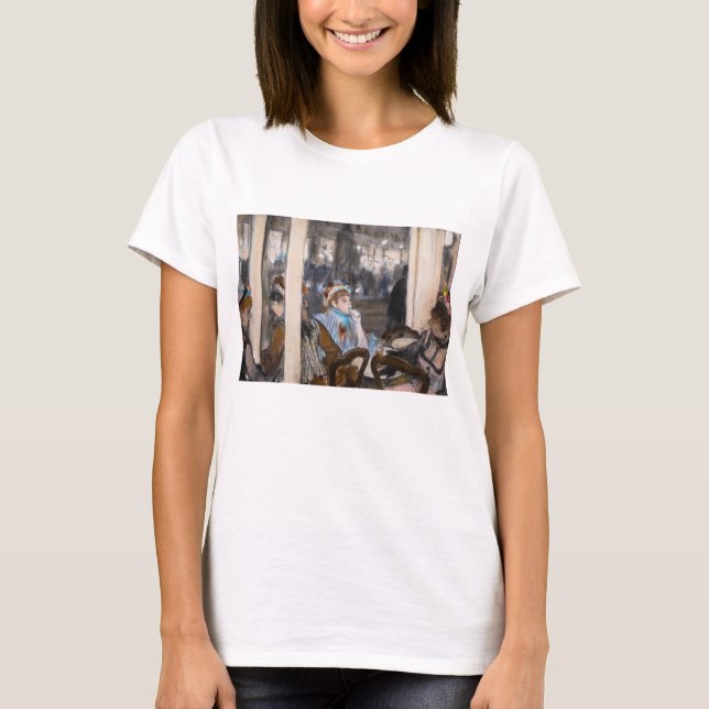 Edgar Degas - Women on a Cafe Terrace in Evening T-Shirt (Front)