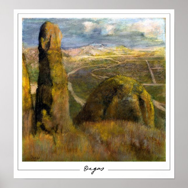 Edgar Degas Zedign Art Poster #19 (Front)