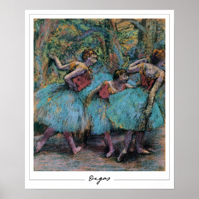 Edgar Degas Zedign Art Poster #26 (Front)