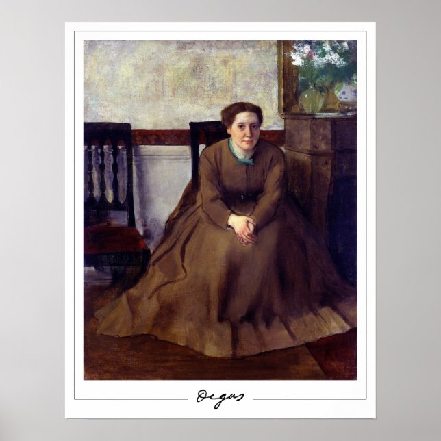 Edgar Degas Zedign Art Poster #29-2 (Front)