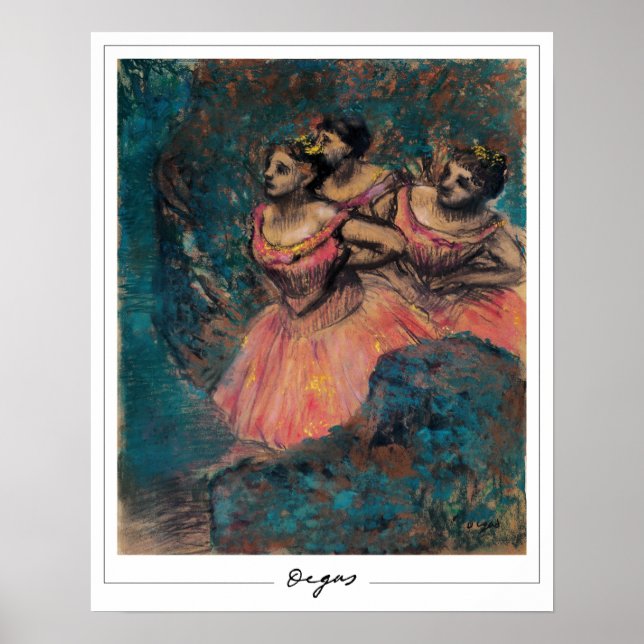 Edgar Degas Zedign Art Poster #37 (Front)