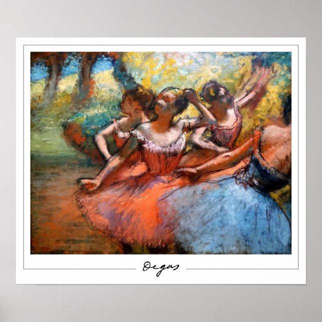 Edgar Degas Zedign Art Poster #408 (Front)