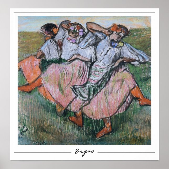Edgar Degas Zedign Art Poster #413 (Front)