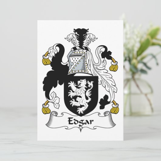 Edgar Family Crest (Standing Front)