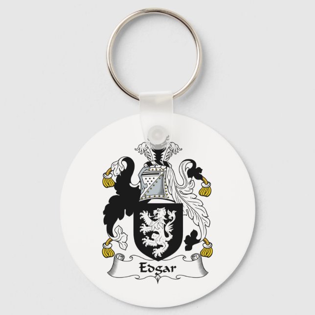 Edgar Family Crest Keychain (Front)