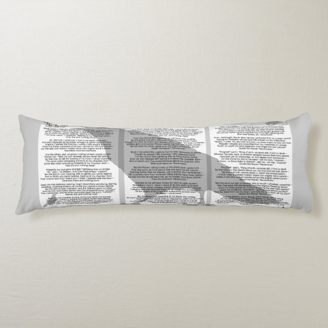 Edgar Poe The Raven Body Pillow (Front)