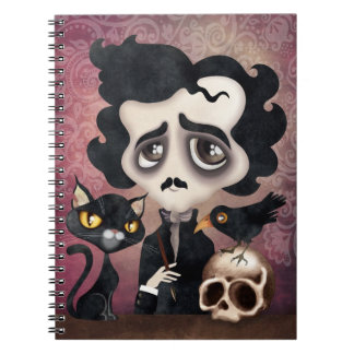 Edgar Poet Spiral Notebook