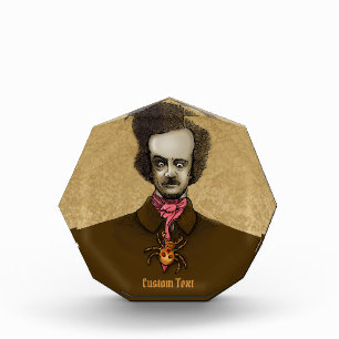 Edgar with Gold Bug Acrylic Award