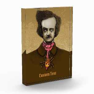 Edgar with Gold Bug Acrylic Award