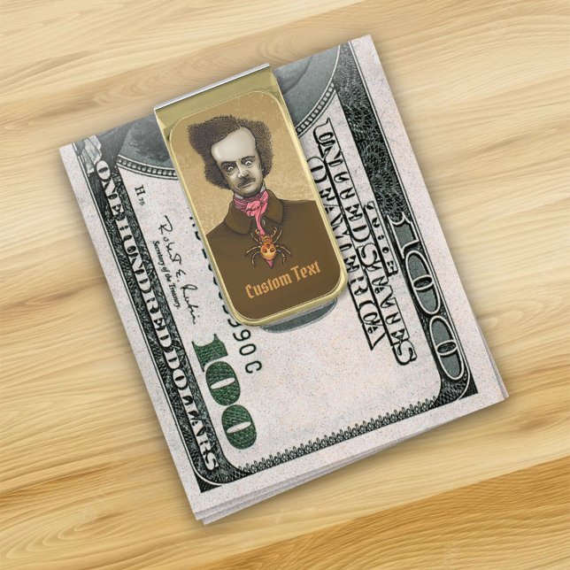 Edgar with Gold Bug Gold Finish Money Clip (Creator Uploaded)