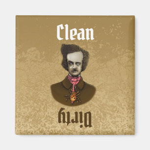 Edgar with Gold Bug Magnet