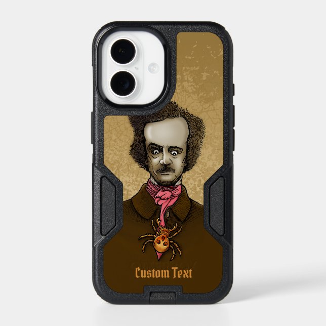 Edgar with Gold Bug Otterbox iPhone Case (Back)