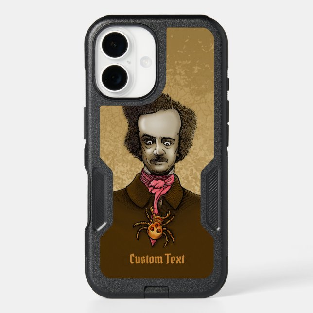 Edgar with Gold Bug Otterbox iPhone Case (Back)