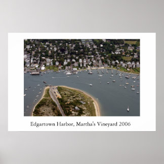 Edgartown Harbor 2006 Poster