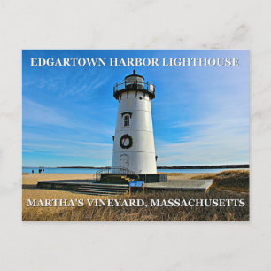 Edgartown Harbor Lighthous, Massachusetts Postcard