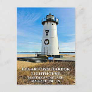 Edgartown Harbor Lighthous, Massachusetts Postcard