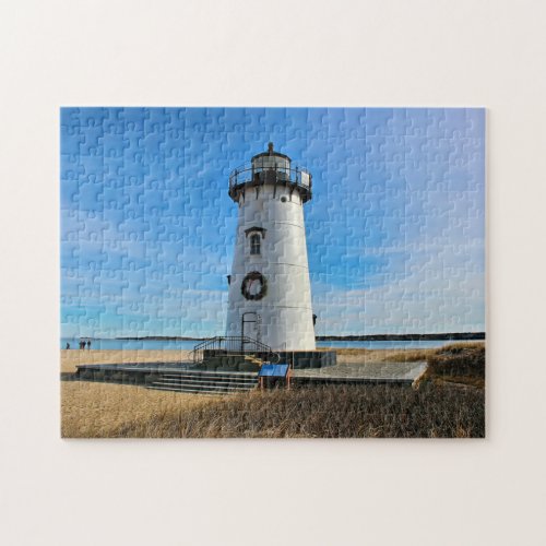 Edgartown Harbor Lighthouse Marthas Vineyard MA Jigsaw Puzzle