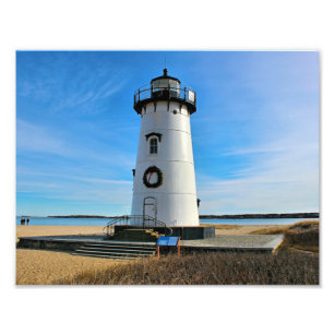 Edgartown Harbor Lighthouse, Martha's Vineyard MA Photo Print