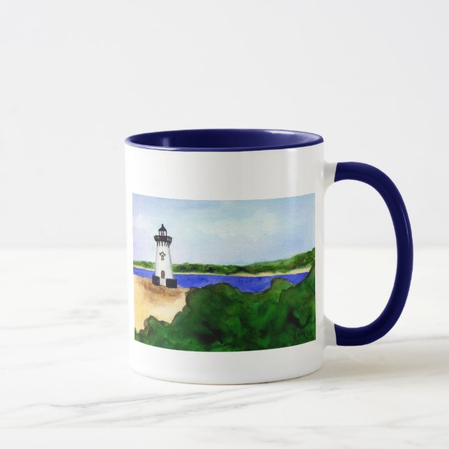Edgartown Lighthouse Mug (Painting Only) (Right)