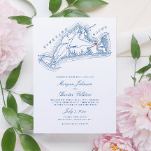 Edgartown MA Map Elegant Navy Blue Wedding