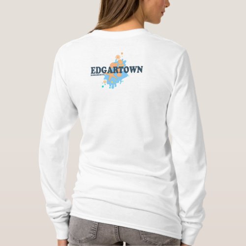 Edgartown MA _ Seashell Design T_Shirt