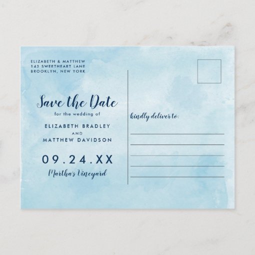 Edgartown marthas vineyard map save the date announcement postcard zazzle