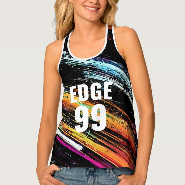 Edge 99 Women’s Racerback Tank Top (Front)