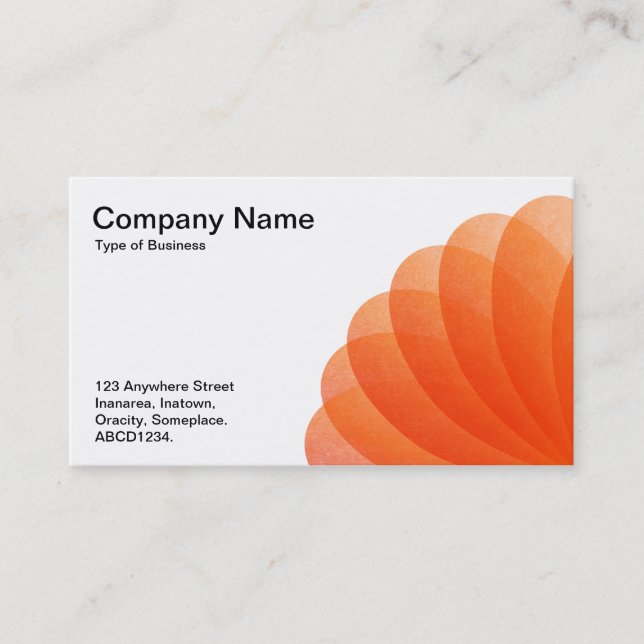 Edge Flower 02 Business Card (Front)