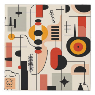 Edge-free imitation canvas