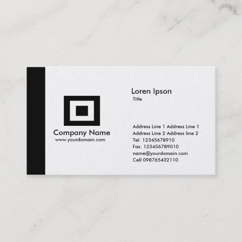 Edge Gold - Black Business Cards