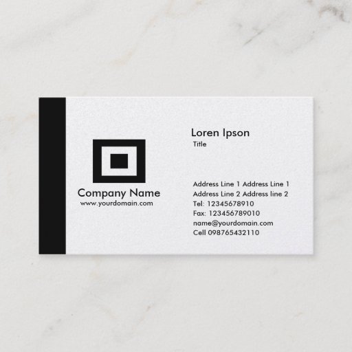 Customizable Edge Gold - Black Business Cards