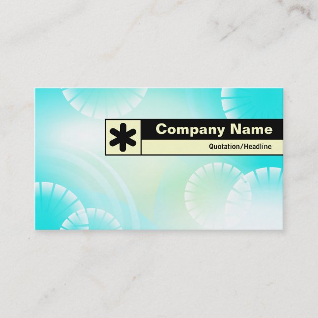 Edge Labeled - Abstract 02 Business Card (Front)