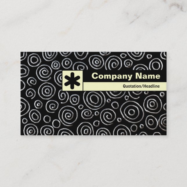 Edge Labeled - Abstract 181112 Business Card (Front)