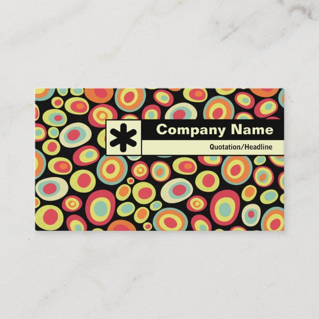 Edge Labeled - Abstract 220213 Business Card (Front)