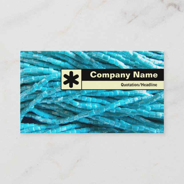 Edge Labeled - Bead Braids Business Card (Front)