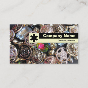 Edge Labeled - Flea Market Bling Business Card
