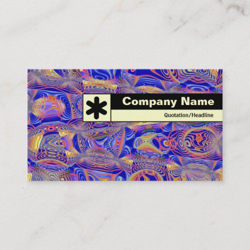Edge Labeled _ Fractal Abstract 061012a Business Card