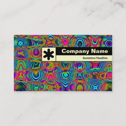 Edge Labeled _ Fractal Abstract 191111a Business Card