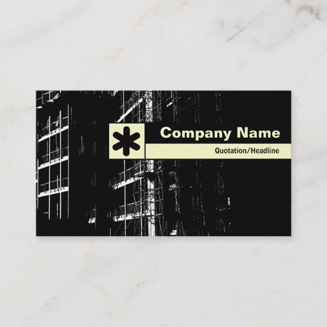 Edge Labeled - HC Construction Business Card (Front)