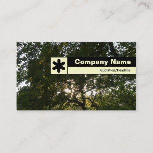 Edge Labeled - Japanese Branches 04 Business Card