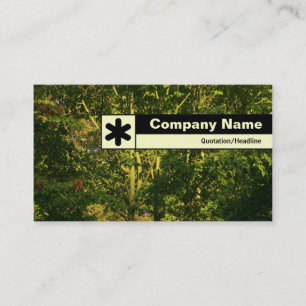 Edge Labeled - Japanese Branches 05 Business Card