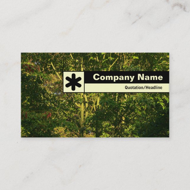 Edge Labeled - Japanese Branches 05 Business Card (Front)